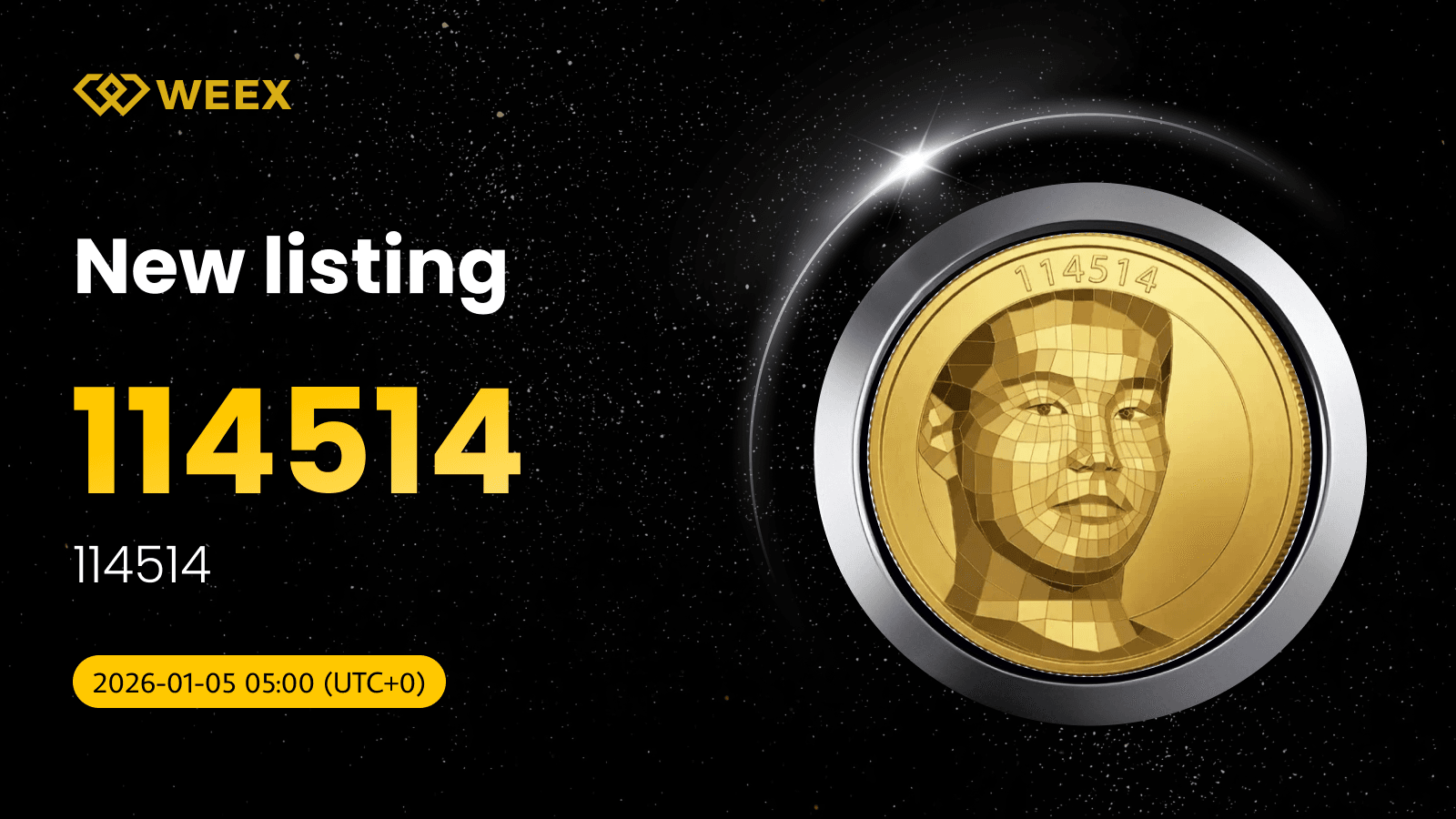 114514 USDT Gets Listed on WEEX Spot
