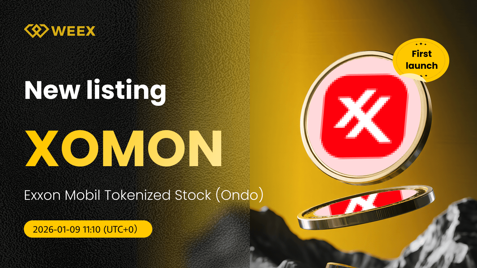 XOMON USDT Listed: Trade Exxon Mobil Tokenized Stock on WEEX Spot