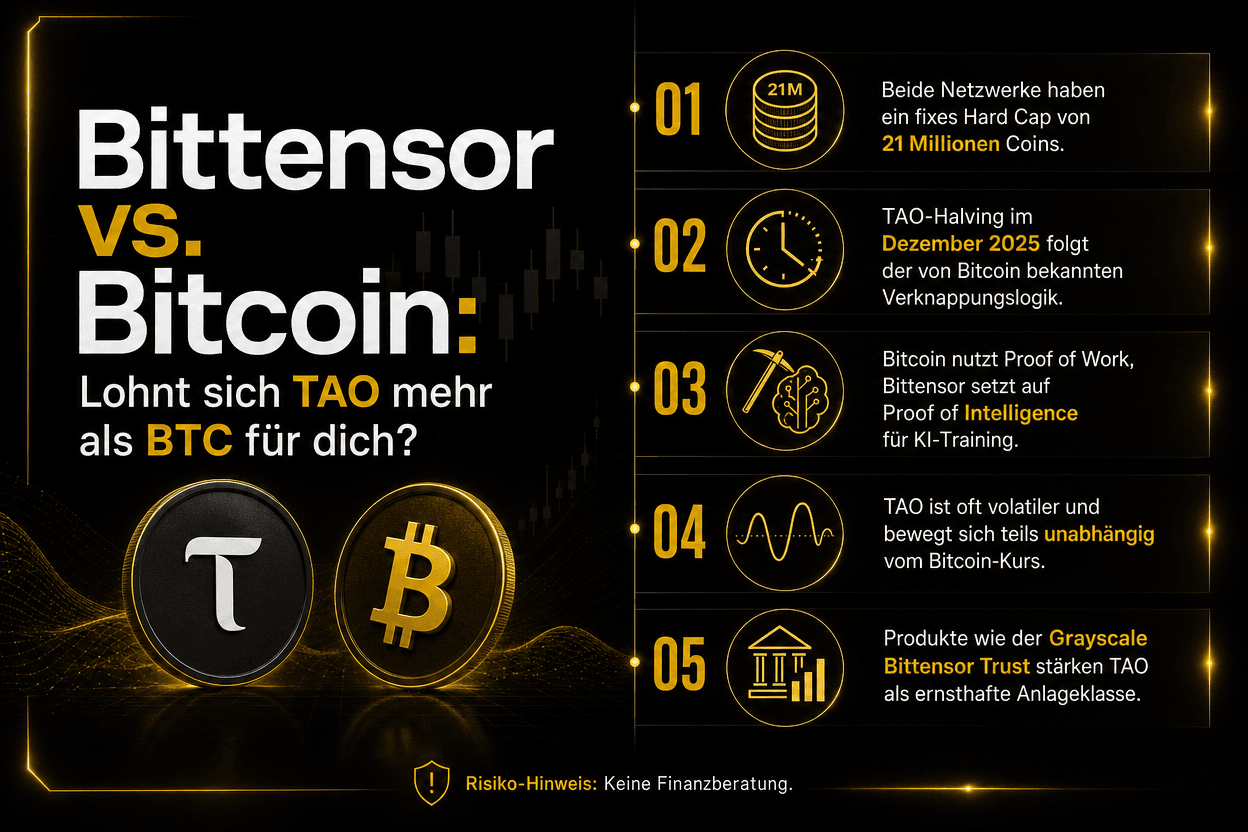 Bittensor vs. Bitcoin: Is TAO a Better Investment Than BTC for You?