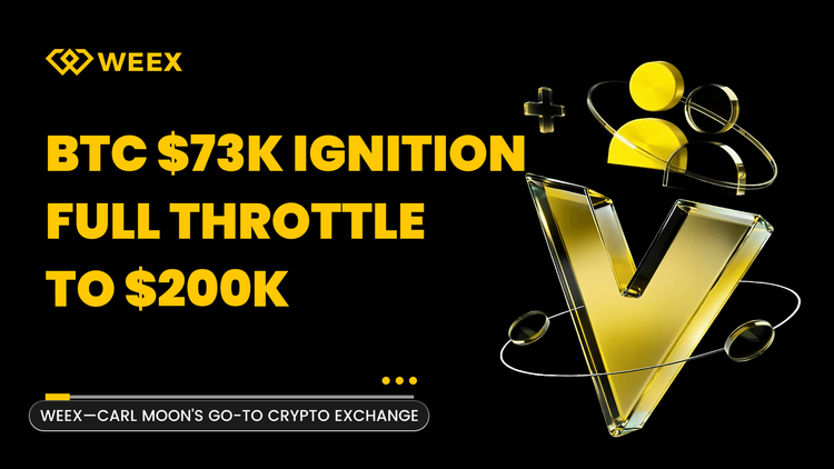 Bitcoin Hits $73,000 Triggering $427M Short Liquidation | Carl Moon: $200,000 is the Target