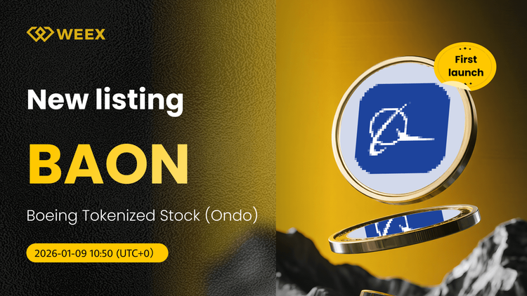 BAON USDT Live: Boeing Tokenized Stock (Ondo) Listed on WEEX Spot