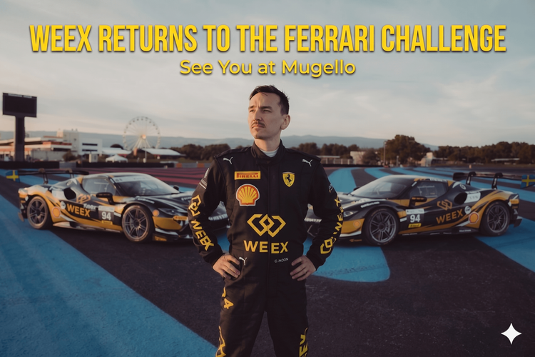 Carl Moon & WEEX Head to Mugello: The Crypto Trader's Ferrari Challenge