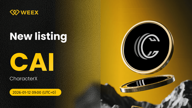 CAI USDT Spot Trading Live on WEEX: CharacterX Listing