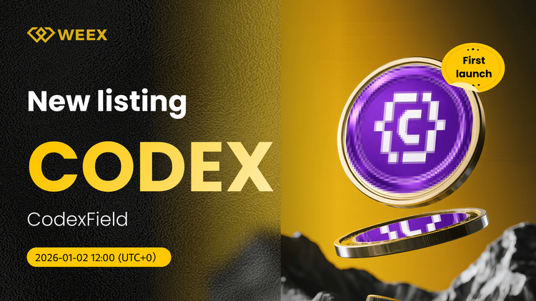 CODEX USDT Now on WEEX Spot: Trade CodexField (CODEX) Coin
