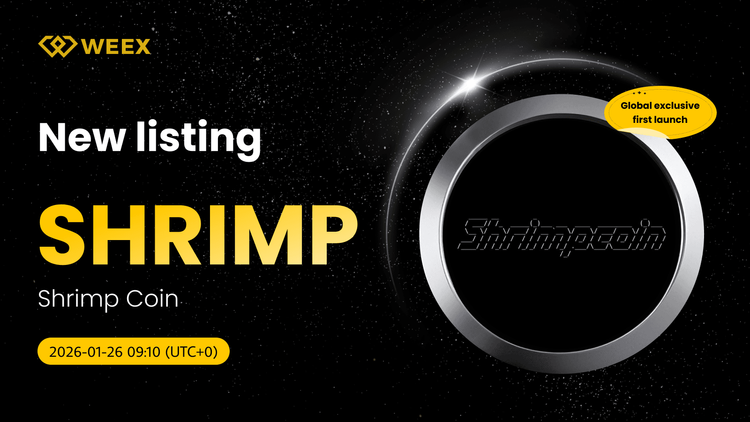 SHRIMP USDT 现已登陆WEEX:虾币独家上币