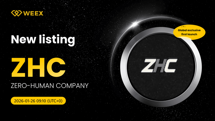 ZHC/USDT 独家交易对在 WEEX 交易所实时交易