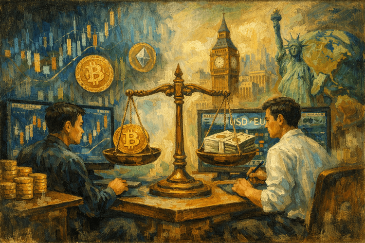 新手入门:加密货币与外汇交易对比