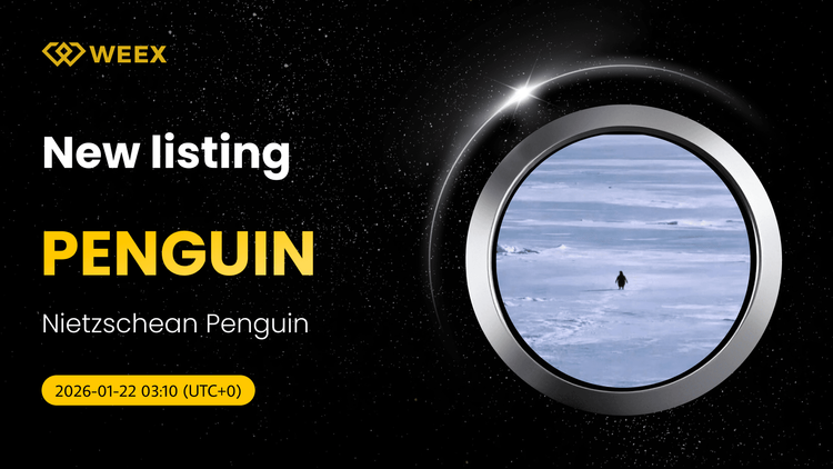 PENGUIN USDT 实盘:尼采企鹅币在 WEEX 上线